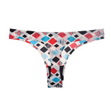 Sexy thong thin soft breathable ice silk leopard underwear panties women's seamless t-back low-rise erotic lingerie G-strip