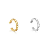 2020 New Fashion Pearl Ear Cuff Bohemia Stackable C Shaped CZ Rhinestone Small Earcuffs Clip Earrings for Women Wedding Jewelry