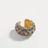 2020 New Fashion Pearl Ear Cuff Bohemia Stackable C Shaped CZ Rhinestone Small Earcuffs Clip Earrings for Women Wedding Jewelry