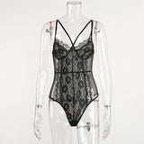 Floral Lace Bodysuit Women Bandage Bodysuit Ladies 2020 Sexy Bodysuit Mesh Bodysuit Summer Overalls