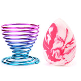 Makeup Sponge Marbling Water-drop Shape Foundation Concealer Sponge Mix Powder Cosmetic Puff Make Up Blender