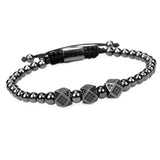 Luxury Roman Royal Crown Charm Bracelet Men Fashion 2020 New Gold Braided Adjustable Men Bracelet For Hip Hop Jewelry Gift