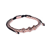 Luxury Roman Royal Crown Charm Bracelet Men Fashion 2020 New Gold Braided Adjustable Men Bracelet For Hip Hop Jewelry Gift