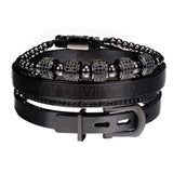 Luxury Roman Royal Crown Charm Bracelet Men Fashion 2020 New Gold Braided Adjustable Men Bracelet For Hip Hop Jewelry Gift