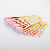 FLD 10/5Pcs Makeup Brushes Set Cosmetic Powder Eye Shadow Foundation Blush Blending Beauty Make Up of Brochas Maquillaje KIT
