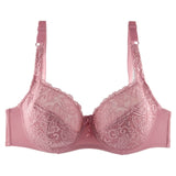 Plusgalpret Plus Size Bra DD DDD E F Cup Sexy Lace Bra For Women Large Size Full coverage Fashion Lingerie Ultra thin Underwear