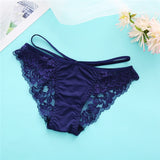 FINETOO Sexy Lace Panties Women Underwear M-XL Hollow Band Sexy Briefs Female Lingerie 7 Colors Floral Ladies Underpants Panties