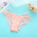 FINETOO Sexy Lace Panties Women Underwear M-XL Hollow Band Sexy Briefs Female Lingerie 7 Colors Floral Ladies Underpants Panties