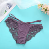 FINETOO Sexy Lace Panties Women Underwear M-XL Hollow Band Sexy Briefs Female Lingerie 7 Colors Floral Ladies Underpants Panties