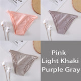 FINETOO 3Pcs/set Women Cotton Panties M-XL Sexy Underpants Hollow Mesh Underwear Low-Rise Panty Sexy Women Brief Female Lingerie