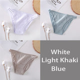 FINETOO 3Pcs/set Women Cotton Panties M-XL Sexy Underpants Hollow Mesh Underwear Low-Rise Panty Sexy Women Brief Female Lingerie