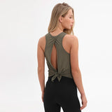 NWT Activewear Naked-Feel Athletic Yoga Vest s Open Back Yoga Tank Tops Stretch Sexy Blouse Sport Fitness Tank Tops Loose Top