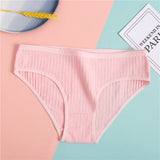 Fashion Summer Women Sexy Briefs Underwear Hollow Breathable Female Underpants Solid Color Intimate Lingerie Woman Panties M-XL