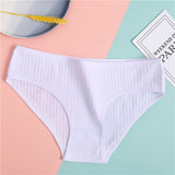 Fashion Summer Women Sexy Briefs Underwear Hollow Breathable Female Underpants Solid Color Intimate Lingerie Woman Panties M-XL