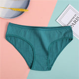 Fashion Summer Women Sexy Briefs Underwear Hollow Breathable Female Underpants Solid Color Intimate Lingerie Woman Panties M-XL