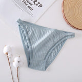 Fashion Summer Women Sexy Briefs Underwear Hollow Breathable Female Underpants Solid Color Intimate Lingerie Woman Panties M-XL
