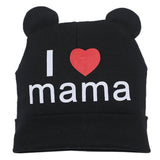 New Spring Autumn Baby Hat Cute Ear Cotton Girls Cap Scarf Infant Hats Finger love Kids Boys Knitted Cap Winter Children Hat