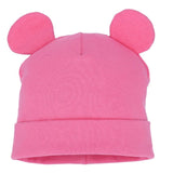 New Spring Autumn Baby Hat Cute Ear Cotton Girls Cap Scarf Infant Hats Finger love Kids Boys Knitted Cap Winter Children Hat