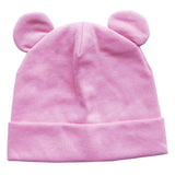 New Spring Autumn Baby Hat Cute Ear Cotton Girls Cap Scarf Infant Hats Finger love Kids Boys Knitted Cap Winter Children Hat
