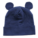 New Spring Autumn Baby Hat Cute Ear Cotton Girls Cap Scarf Infant Hats Finger love Kids Boys Knitted Cap Winter Children Hat