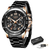 LIGE 2020 New Arrival Men Watches Top Luxury Brand Sport Watch Men Chronograph Quartz Wristwatch Date Male Relogio Masculino+Box