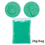 Soft Clay DIY Newborn Baby Souvenirs Hand Print Footprint Non-toxic Clay Kit Casting Parent-child Hand Ink Pad Fingerprint Toys