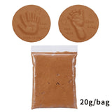 Soft Clay DIY Newborn Baby Souvenirs Hand Print Footprint Non-toxic Clay Kit Casting Parent-child Hand Ink Pad Fingerprint Toys