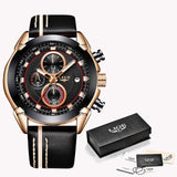Clearance Sale LIGE Fashion Watch For Man Top Brand Quartz Mens Watches Militray Waterproof Date Clock Sport Chronograph+Box