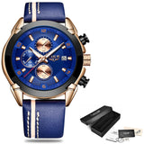 Clearance Sale LIGE Fashion Watch For Man Top Brand Quartz Mens Watches Militray Waterproof Date Clock Sport Chronograph+Box
