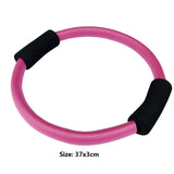Yoga Circle Dual Grip Yoga Pilates Ring Body Building Training Circle Fitness Circle Gym Workout Pilates Lose Weight Equipment