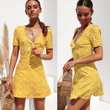 Women Boho Beach Dress Sleeveless Floral V Neck Strappy Summer Dresses Casual Loose Sundress Short Dress Vestidos Hot 29 Styles