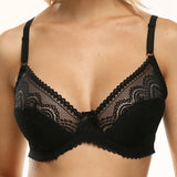 Beauwear  French Style Light Weight Women Lace Bra Breathable Back Closure Adjustable Strap Soft Deep V Thin Lingerie Top