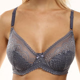 Beauwear  French Style Light Weight Women Lace Bra Breathable Back Closure Adjustable Strap Soft Deep V Thin Lingerie Top