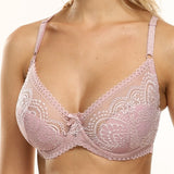 Beauwear  French Style Light Weight Women Lace Bra Breathable Back Closure Adjustable Strap Soft Deep V Thin Lingerie Top