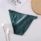 Fashion Summer Women Sexy Briefs Underwear Hollow Breathable Female Underpants Solid Color Intimate Lingerie Woman Panties M-XL