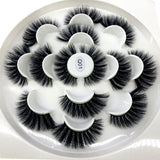 HBZGTLAD New 7 pairs natural false eyelashes fake lashes long makeup 3d mink lashes eyelash extension mink eyelashes for beauty