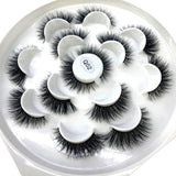 HBZGTLAD New 7 pairs natural false eyelashes fake lashes long makeup 3d mink lashes eyelash extension mink eyelashes for beauty
