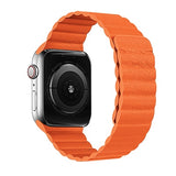 UTHAI B09 Leather loop strap watchband For iWatch 3/2/1 38mm 42mm Magnetic loop For Apple Watch band 40mm 44mm For iWatch 4/5