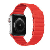 UTHAI B09 Leather loop strap watchband For iWatch 3/2/1 38mm 42mm Magnetic loop For Apple Watch band 40mm 44mm For iWatch 4/5