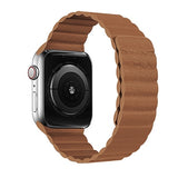 UTHAI B09 Leather loop strap watchband For iWatch 3/2/1 38mm 42mm Magnetic loop For Apple Watch band 40mm 44mm For iWatch 4/5