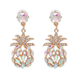 JUJIA za Fashion Boho Crystal Earrings For Women New Rhinestone Statement Pearl Drop Earrings Bijoux Wholesale