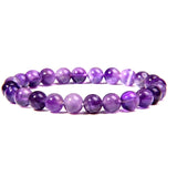 Men Bracelets Natural Healing Energy Tiger Eye Bracelet Polished 8 mm Lapis lazuli Beads Bangle Elastic Pulsera Women Jewelry