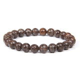 Men Bracelets Natural Healing Energy Tiger Eye Bracelet Polished 8 mm Lapis lazuli Beads Bangle Elastic Pulsera Women Jewelry