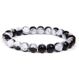 Men Bracelets Natural Healing Energy Tiger Eye Bracelet Polished 8 mm Lapis lazuli Beads Bangle Elastic Pulsera Women Jewelry