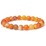 Men Bracelets Natural Healing Energy Tiger Eye Bracelet Polished 8 mm Lapis lazuli Beads Bangle Elastic Pulsera Women Jewelry