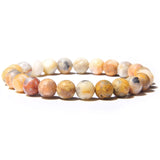Men Bracelets Natural Healing Energy Tiger Eye Bracelet Polished 8 mm Lapis lazuli Beads Bangle Elastic Pulsera Women Jewelry
