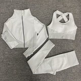 Women yoga set gym clothing Female Sport fitness suit Running Clothes yoga top+  Leggings women Seamless gym yoga bra suits S-XL