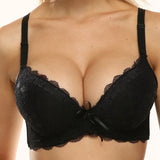 Trufeeling Sexy Women Lingerie Bras for Push Up Lace Floral Bra Supper Padded Bra Top Underwired Underwear Plus size 85B-100C