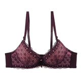 Trufeeling Sexy Women Lingerie Bras for Push Up Lace Floral Bra Supper Padded Bra Top Underwired Underwear Plus size 85B-100C