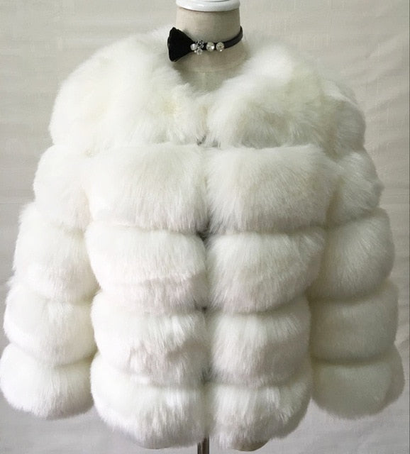 S-3XL Mink Coats Women 2020 Winter Top Fashion Pink FAUX Fur Coat Elegant Thick Warm Outerwear Fake Fur Jacket Chaquetas Mujer
